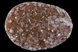 Cut Amethyst Crystal Cluster - Artigas, Uruguay #143171-1